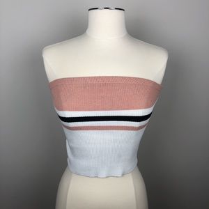 LUV LIZ Crop Tube Top Size Large